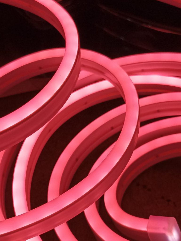 fita neon rosa
